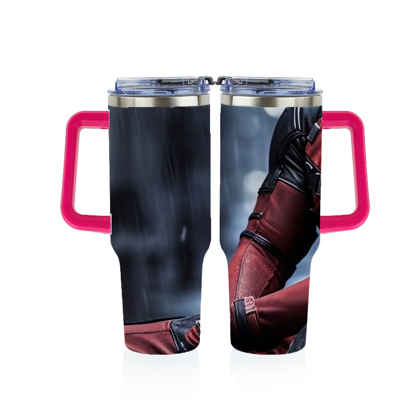 （画像用） Deadpool デッドプール 1200ｍLフルプリント車用タンブラー